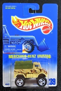 1992  Hot Wheels  Camouflage  Mercedes Benz Unimog   Card #239   HW-21-111717 - Picture 1 of 6