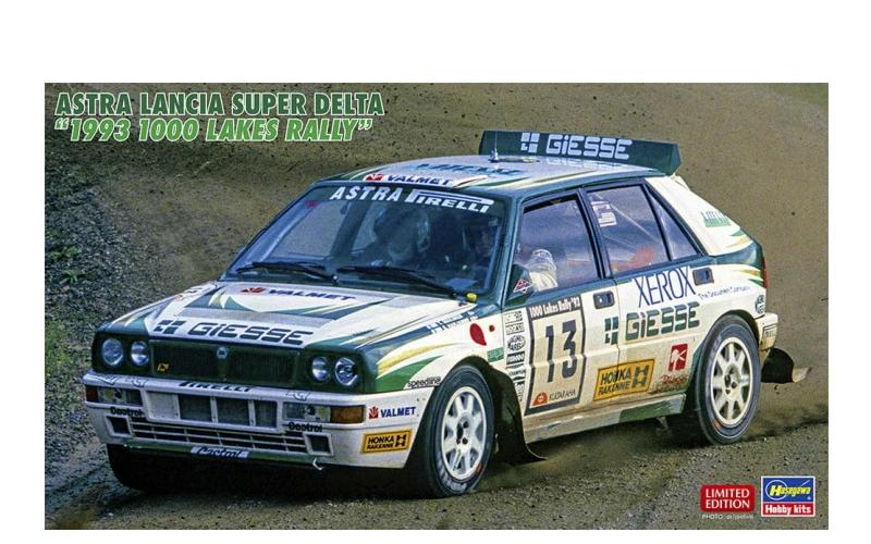 HASEGAWA CAR  20507 ASTRA LANCIA SUPER DELTA 1993 RALLY MAKINEN 1/24 SCALE KIT - Immagine 1 di 1