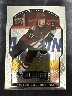 2020-21 Upper Deck Allure Rookie 90 Victor Soderstrom Arizona Coyotes - Image 1 of 2
