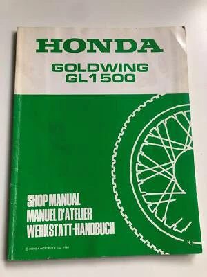 Workshop Manual/Supplement Honda Gl 1500 Goldwing - (K) (1988) - Image 1 of 2