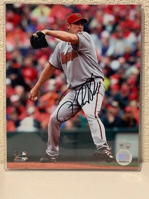 Foto 8x10 Brandon Webb Firma Arizona Diamondbacks MLB Autenticada Foto 1 de 4