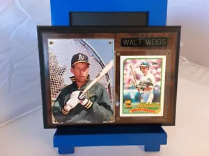 Walt Weiss - My Favorite Players MLB Framed Rookie Card - 1989 Topps - Picture 1 of 4