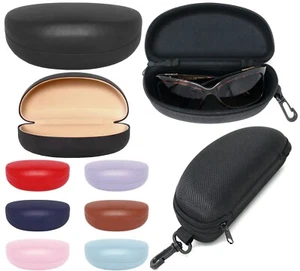 Glasses Oversized Box Sunglasses Protector Travel Hard Clamshell Eyeglass Case - Picture 1 of 14