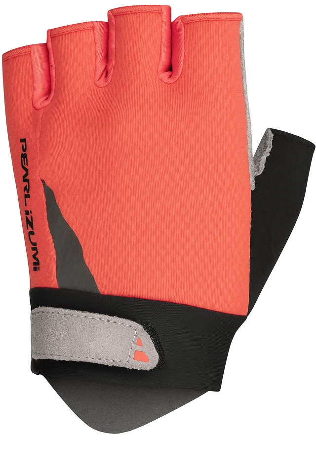 Luvas de ciclismo femininas Pearl Izumi Elite acolchoadas em gel vermelho gritante tamanho X-Grande - Imagem 1 de 1