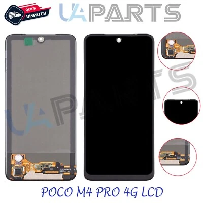UA PARTS For XIAOMI POCO M4 PRO 4G INCELL LCD Touch Screen Digitizer Display Black