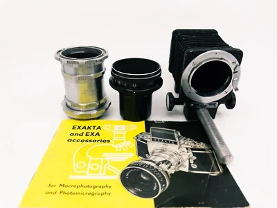 Exakta 50mm F2.8 Extenar Exakta Macrophotography set Rare/ DHL - Image 1 of 4