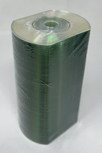 NEW 100 RITEK 61MM BUSINESS CARD BLANK CD-R, 50MB, 24X, 2.5” x 3.25” - FAST SHIP - Picture 1 of 3