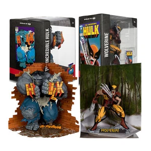 McFarlane Toys Marvel The Incredible Hulk & Wolverine Collectible Figure Bundle - Picture 1 of 6