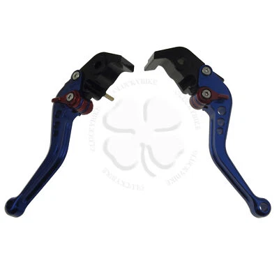 Palancas de freno y embrague CNC Shorty azul Ducati 1098 749 848 999 R S mango manual Foto 1 de 4