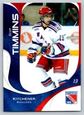 Scott Timmins 2007-08 Kitchener Rangers