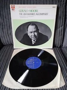 Gerald Moore - The Unashamed Accompanist, HMV Concert Classics Series, Vinyl Lp - Picture 1 of 19