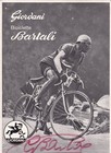 Ciclismo/cyclisme cartolina GINO BARTALI Ed. Giordani anni