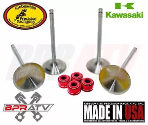04-16 Kawasaki KX250F KX 250F OEM Head Kibblewhite Intake Exhaust Valves & Seals - Picture 1 of 24