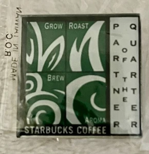 Starbucks Partner Of The Quarter Pin - new - Picture 1 of 2