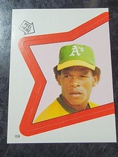 1983 Topps Stickers Baseball #159 Rickey Henderson *BUY 2 GET 1 FREE