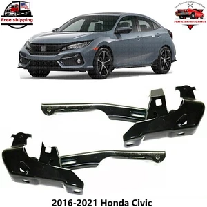 Front Hood Hinge Left Driver & Right Passenger Side For 2016-2021 Honda Civic - Picture 1 of 13