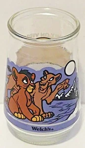 Vaso de agua potable Welch's Jelly Jar Lion King II Simba's Pride Disney - Imagen 1 de 6