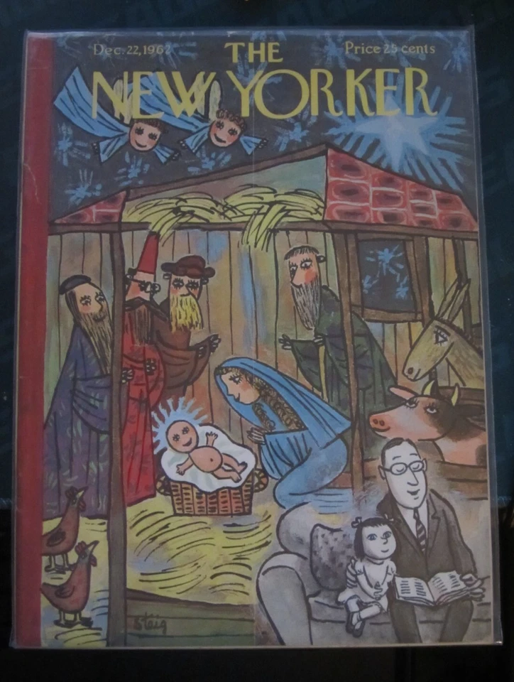 New Yorker Magazine December 22 1962 Christmas Jesus Manger Three Wise Men Foto 1 de 1