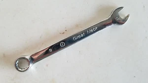 Great Neck Combination Wrench 9mm 12 Point Free Shipping. - Picture 1 of 2
