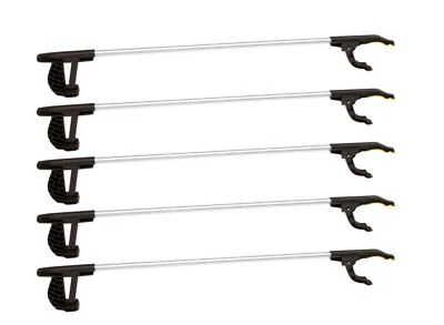 5x Magnet Greifzange Alu Greifer Müllzange Greifarm Müllzange Müllsammler 76cm