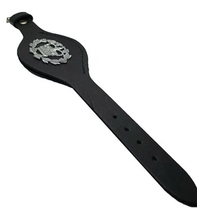 Grenadier Coldstream Scots Irish Welsh Guards Rifles Leather Rank Wrist Strap - Foto 1 di 6