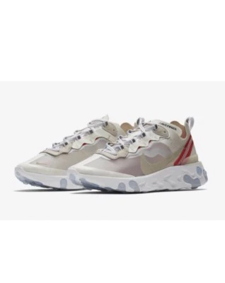 Nike React Element 87 Sail Light Bone AQ1090-100 Size 9 - Image 1 of 4