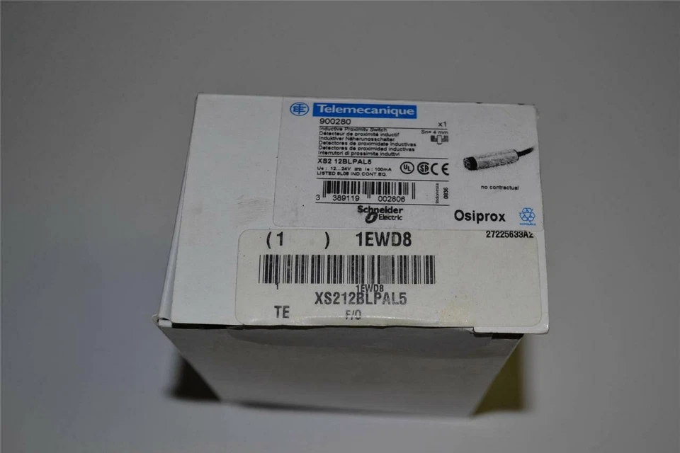 ONE NEW TELEMECANIQUE PROXIMITY SENSOR INDUCTIVE XS212BLPAL5. - Image 1 of 1