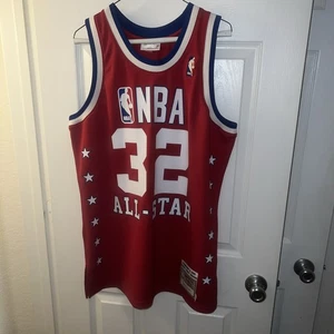 Magic Johnson Mitchell & Ness 1989 NBA All Star Swingman Custom Jersey L - Picture 1 of 5