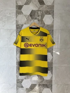 Maillot Borussia Dortmund 2017 2018 Home Football Shirt Soccer Jersey Puma sz L - Picture 1 of 13