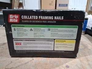 GRIP-RITE COLLATED GRS8DRHG CHIODI TELAIO TESTA RITAGLIATA 28° 2-3'' X .113'' 2500 - Foto 1 di 2