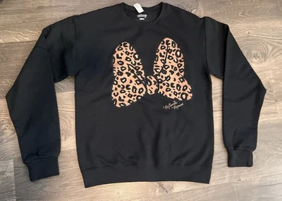 Disney Mujer Minnie Mouse Animal Print Lazo Cuello Redondo Talla Pequeña Foto 1 de 4