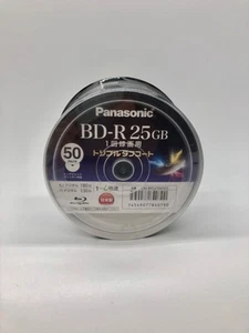 Panasonic 50 Blu ray 25GB BD-R Printable Bluray Discs 6X Speed Japan Import - Picture 1 of 3
