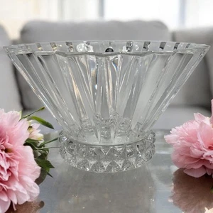 Rosenthal Crystal Blossom Centerpiece Bowl w Orig Box 9.5" Dia New Old Stock - Picture 1 of 9