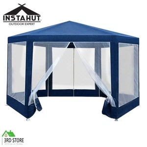 Instahut Gazebo Wedding Party Marquee Tent Canopy Outdoor Camping Gazebos Navy - Picture 1 of 12