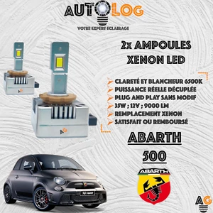 ✅ KIT 2x AMPOULES XENON LED ABARTH ✅ - Picture 1 of 10