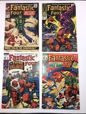 Fantastic Four # 61, 76,89,91, -61 Beautiful book, 89, 91 very nice￼-sandman,