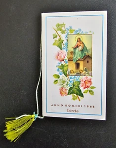 Calendarietto Religioso Anno Domini 1966 Santa Casa Madonna di Loreto - Picture 1 of 4