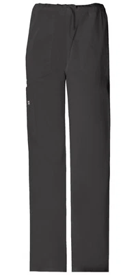 Scrubs Cherokee Workwear Drawstring Cargo Pant 4043 BLKW Black Free Shipping - Image 1 of 3