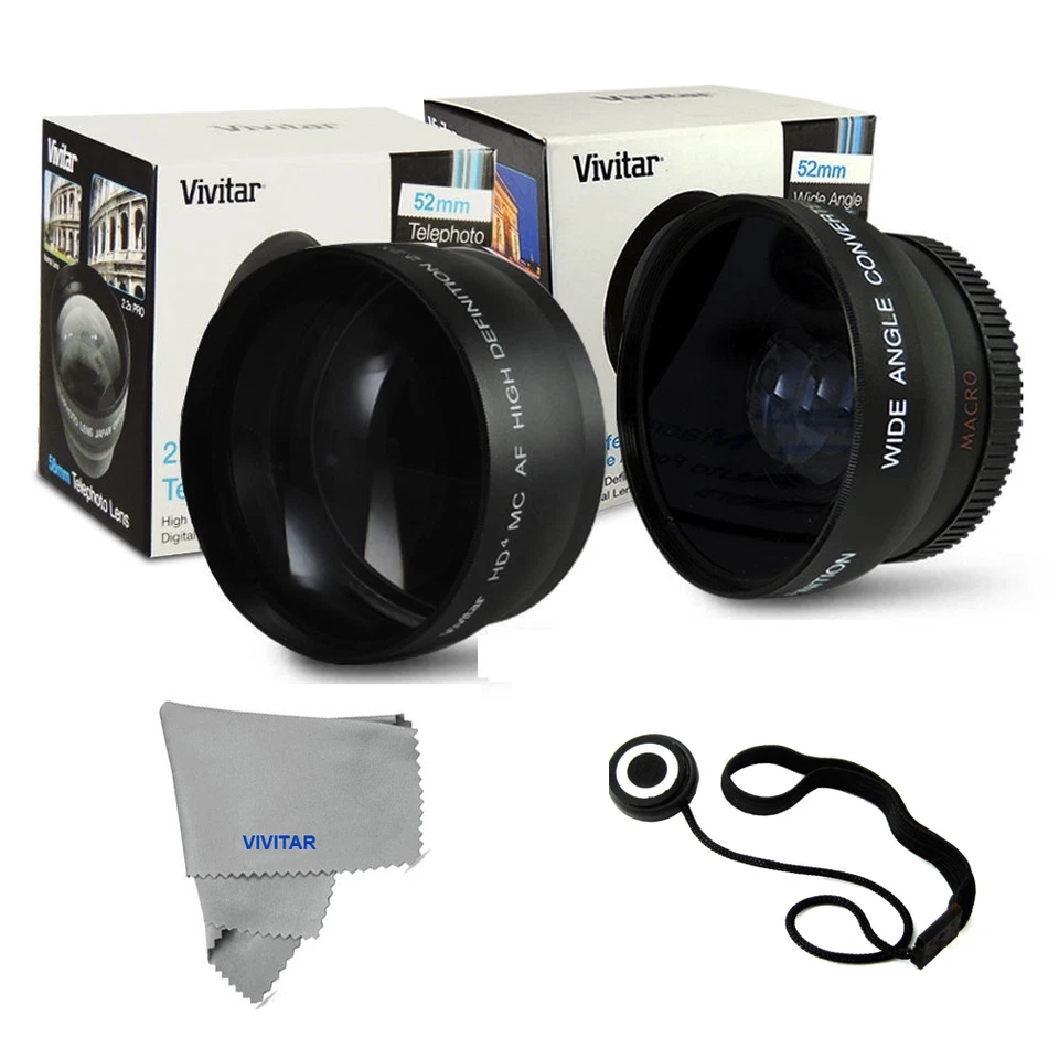 55MM PRO HD FISHEYE +MACRO + 2.2X Telephoto Lens for SONY ALPHA CAMERAS - Image 1 of 1