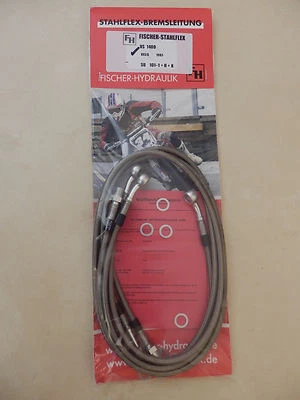 VS 1400 VX51L Intruder STAHLFLEX vorne & hinten & Kupplung ABE VS1400 brake hose - Bild 1 von 3