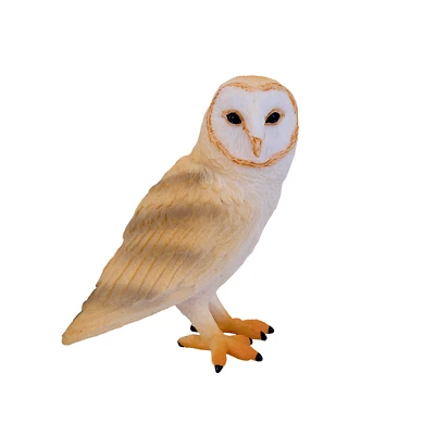 Mojo BARN OWL toys model figure kids plastic animal bird of prey owl figurine