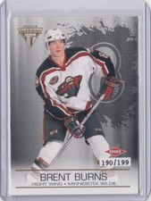2003-04 Titanium Hobby Jersey Number Parallels  #123 Brent Burns /199   *S5080