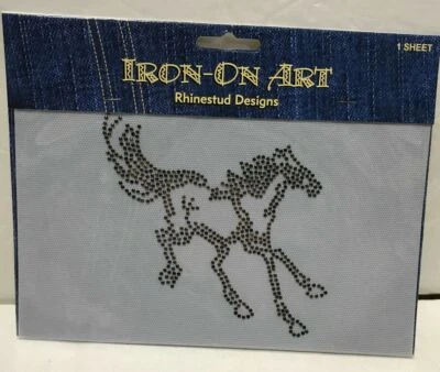 Tachuelas de estrás Iron-On Horse nuevas Foto 1 de 4