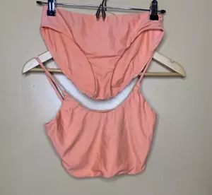 Costume da bagno MIKOH taglia piccola da bambina set bikini crop top costume da bagno arancione - Foto 1 di 23