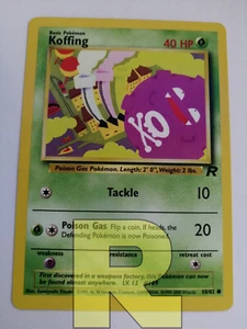 Koffing ® Rocket 58/82 ® Comune ® Pokemon ® Inglese ® EX - Picture 1 of 7