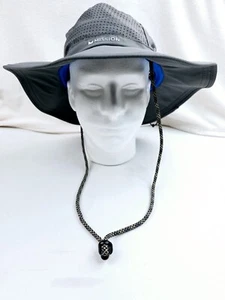 Mission Max Plus Men's Gray Adjustable Head and Chin Logo Boonie Hat - Picture 1 of 12