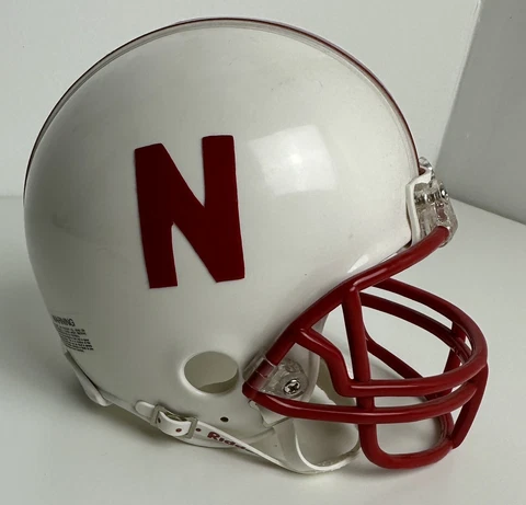 Nebraska University Cornhuskers NCAA Riddell Authentic MINI Football Helmet Cover