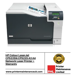 HP Colour LaserJet CP5225N CP5225 A3 A4 Network Laser Printer + Warranty - Picture 1 of 1
