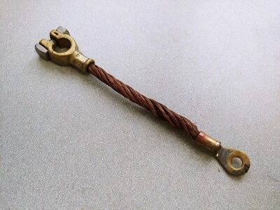 BONITO CABLE CORREA TIERRA BATERÍA ORIGINAL USADO ORIGINAL PORSCHE 911 930 #2 Foto 1 de 4