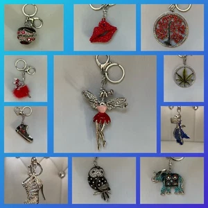 Taschenanhänger Schlüssel-Handtasche-Anhänger Kettenanhänger Strass Schmuck - Bild 1 von 44